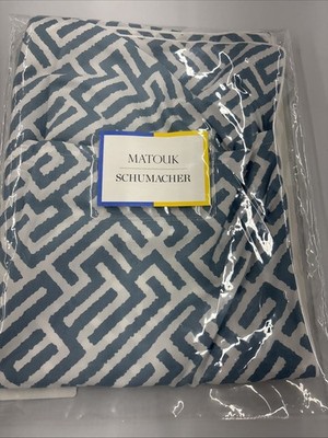 Matouk Schumacher MSC058 Gabriel Standard Sham 21x27 Corded Edge Blue