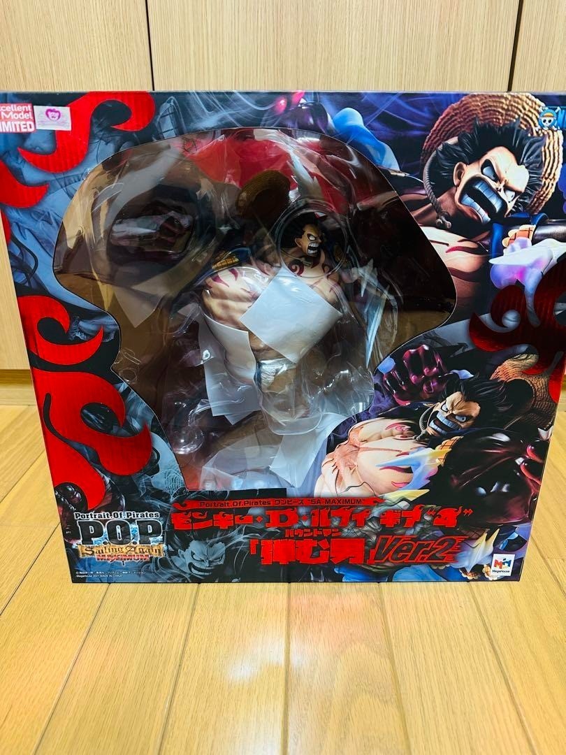 One Piece Portrait.Of.Pirates SA-MAXIMUM Luffy 1/8 Figure Gear 4 Boundman ver.2