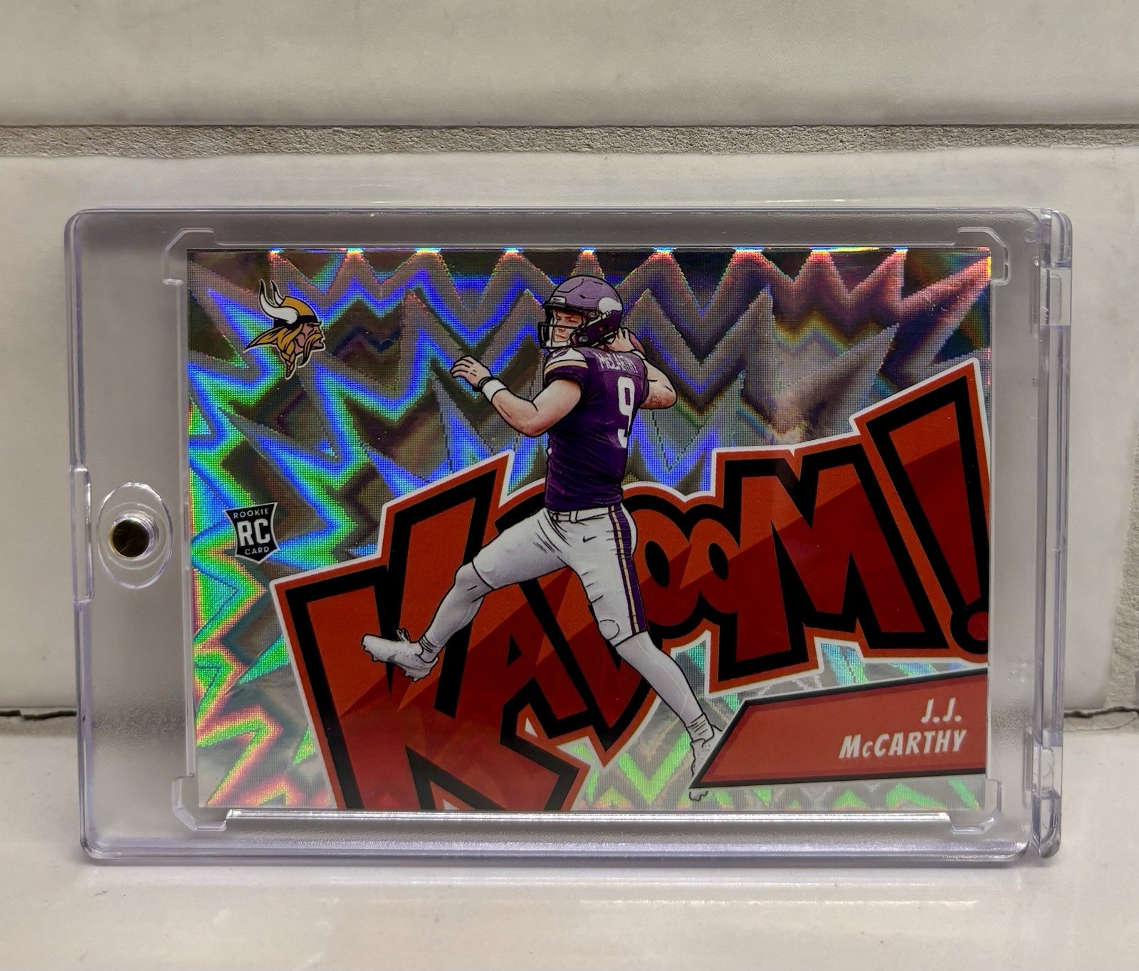 2024 Panini Absolute - Kaboom! Horizontal J.J. McCarthy #13 (RC)