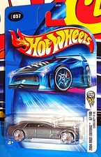 Hot Wheels 2004 First Editions #57 Cadillac V-16 Mtflk Gray w/ BLINGs