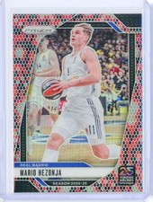 2024-25 Panini Prizm Euroleague MARIO HEZONJA Real Madrid Snakeskin Prizms SSP