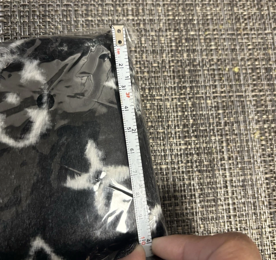 Cartera de lujo negra de piel sintética 3D de doble cara porta monedas/llaves 👌🖤 Foto 4 de 4