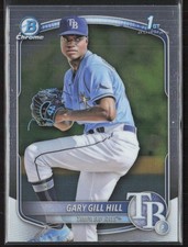 2025 Bowman #BCP-55 Gary Gill Hill Chrome Prospects Tampa Bay Rays (A3)