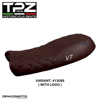 MOTO GUZZI V7 2011-2020 Sattelbezüge MGV7DV-413088-1 TPZ CON LOGO