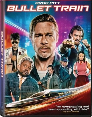 Bullet Train (DVD, 2022) Ex Library Brad Pitt