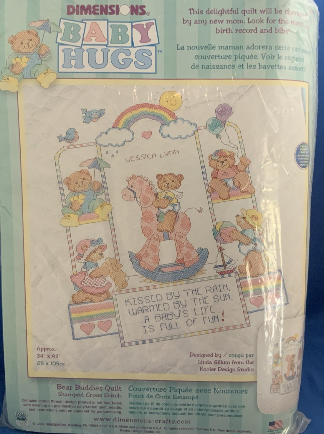 34"x43" Bear Buddies Quilt Kit 72817 - New