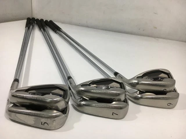 Juego de plancha facial de titanio Mizuno JPX E600 5-9+PW N.S.PRO 1050GH Flex-R 6 piezas diestro usado Foto 4 de 4