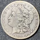 1892-CC Morgan Silver Dollar Carson City Mint $1