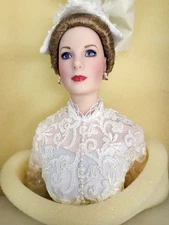 Grace Kelly Bride Franklin Mint Princess Monaco Heirloom Doll Original Box NRFB