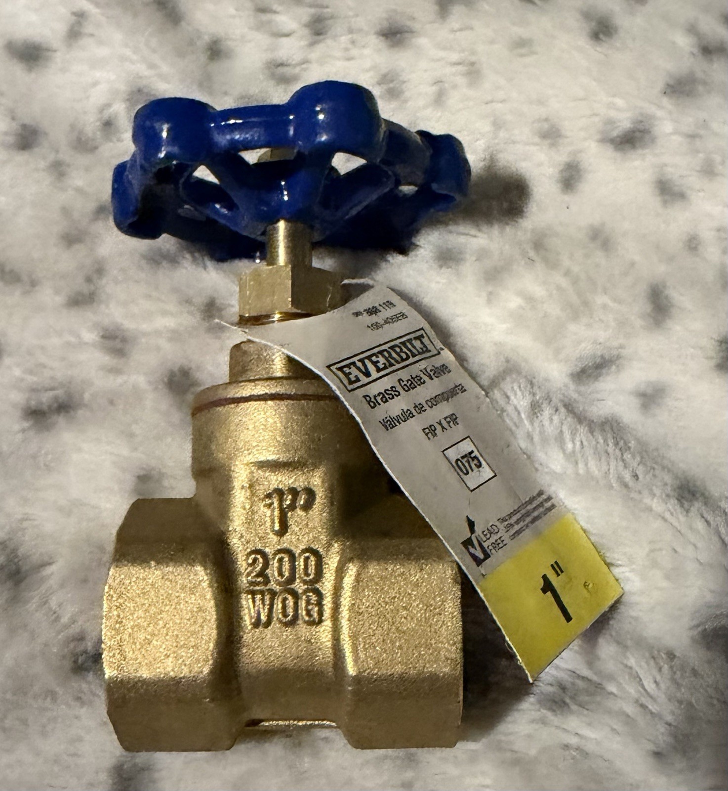 BRAND NEW!! Everbilt 170-2-1-EB 1” Brass Gate Valve FIP X FIP 075 200 868 119