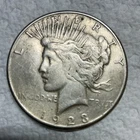 1923 s $1 Peace Silver Dollar Coin Circulated Business Strike 0.9 Fineness