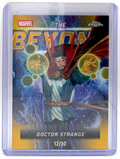 2026 Topps Chrome Marvel Doctor Strange GOLD The Beyond Refractor /50 #111