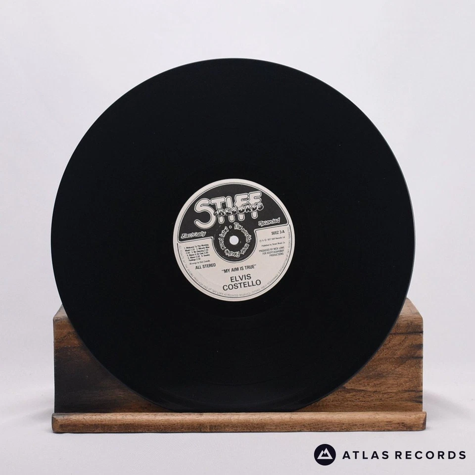 Elvis Costello My Aim Is True A2 B1 LP Album Vinyl Record SEEZ 3 - VG+/VG Foto 4 de 4