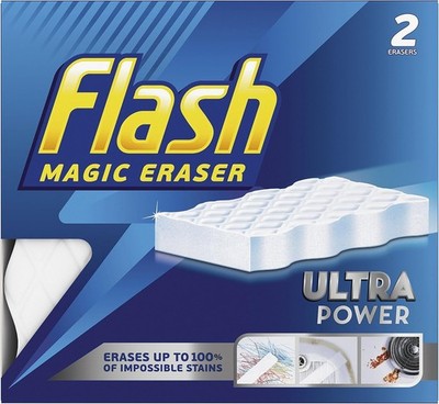 Flash Magic Eraser 2er Pack Ultra Power Reinigungsschwamm entfernt Schmutz Schmutz