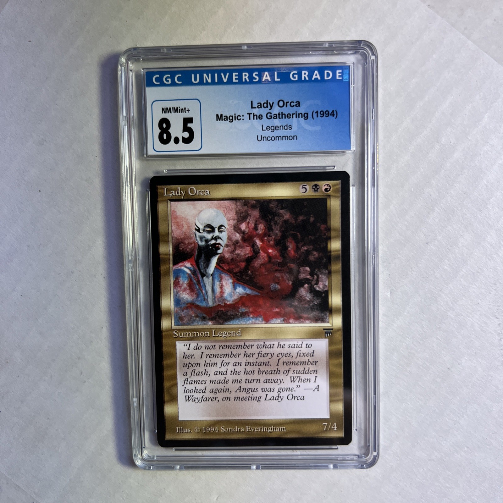 MTG Legends Lady Orca CGC 8.5 NM/Mint+ 1994 release