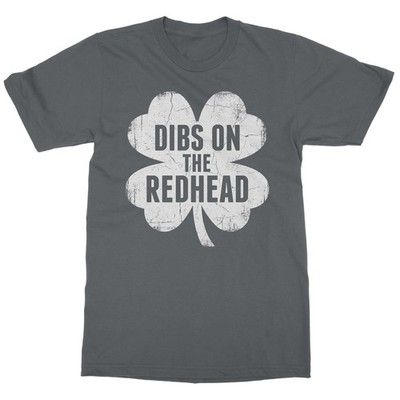 Dibs On The Redhead Lucky Clover - St Patricks Day Unisex T-Shirt
