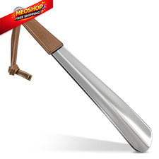 Charmount Metal Shoe Horn - 12 Inch Long Horns for Senior, 12.5'', brown