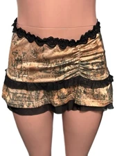 Y2K Inspired M Muse Micro Mini Ruffled Ruched Tiered Skirt NWTS Coquette Girl