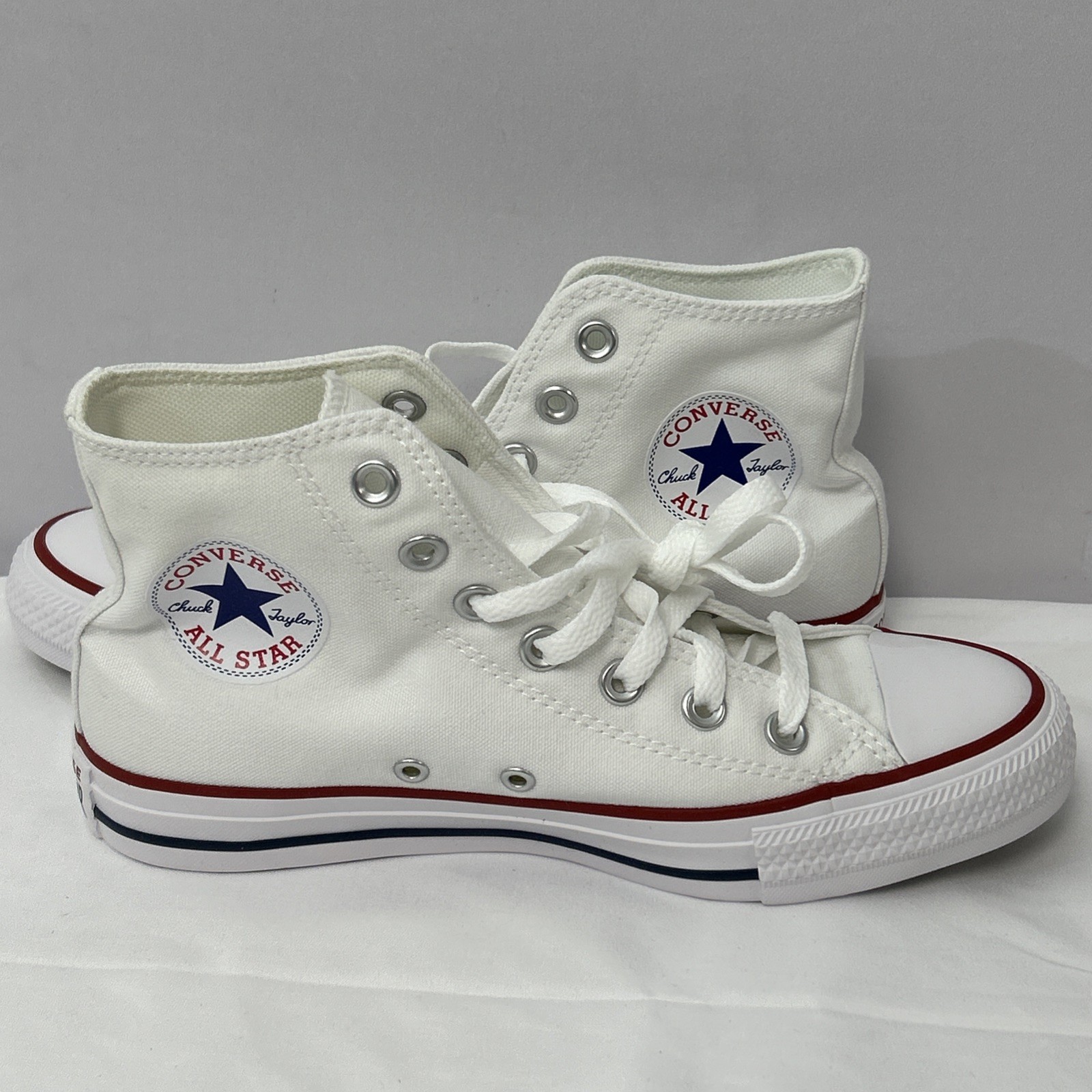 CONVERSE CHUCK TAYLOR ALL STAR HI  OPTICAL WHITE W7650 Womens Size 9.5 thumbnail 3
