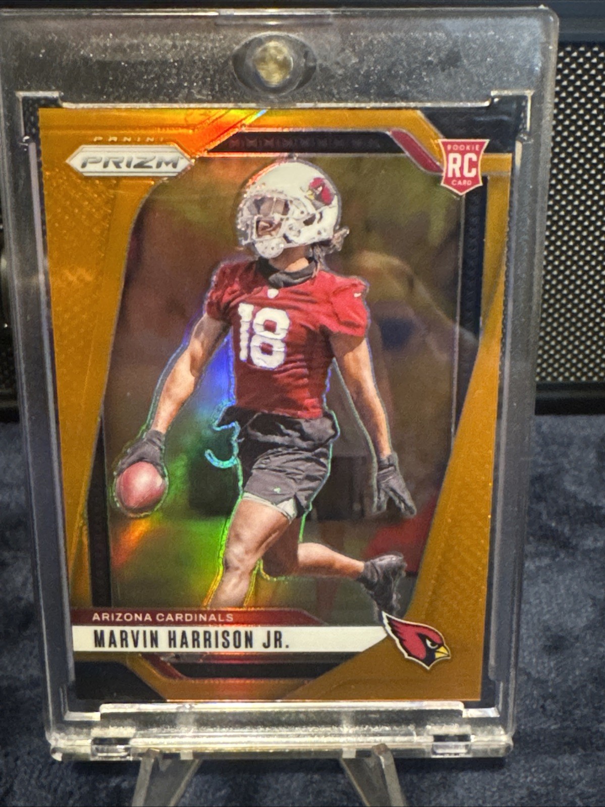 2024 Panini Prizm - Rookies Marvin Harrison Jr. #375 Orange Prizm /249 (RC)