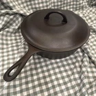 FULLY RESTORED Vintage 3 Notch Lodge #8 Chicken Fryer Skillet with LID