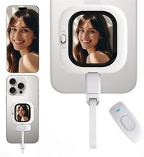 Magnetic Wireless Vlog Selfie Monitor Screen for iPhone Android - 4K Mirroring