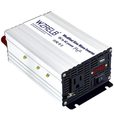 600W Modified Power Inverter Converter 24V to 120V Car Truck Motor RV with USB