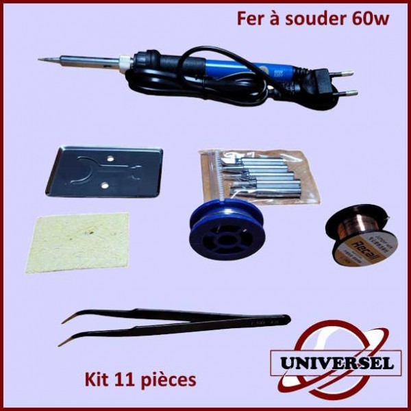 Kit fer à souder à l'étain pour réparer vos circuits électroniques et bijoux à la maison