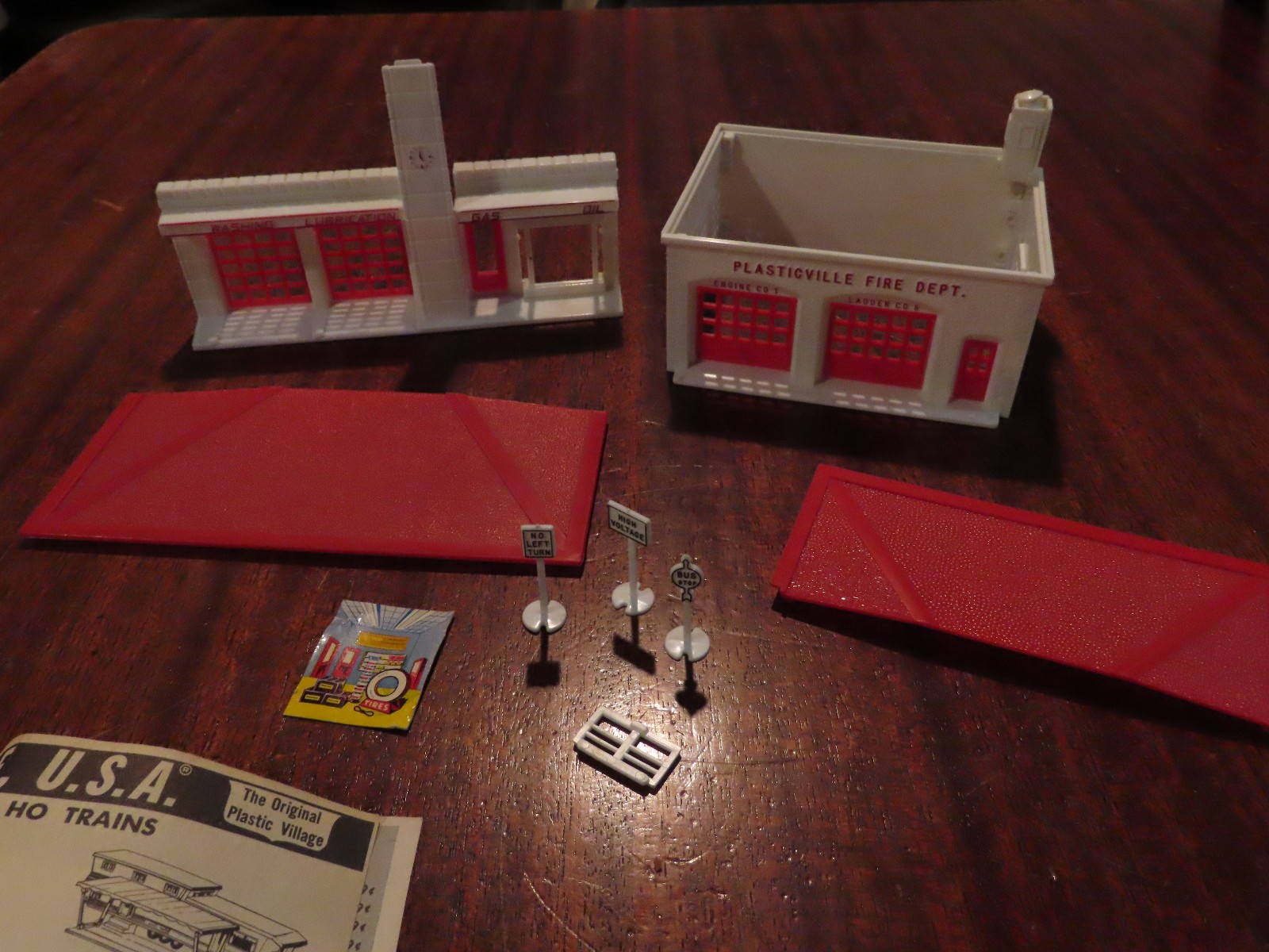 Plasticville Fire House HO Scale Replacement Parts
