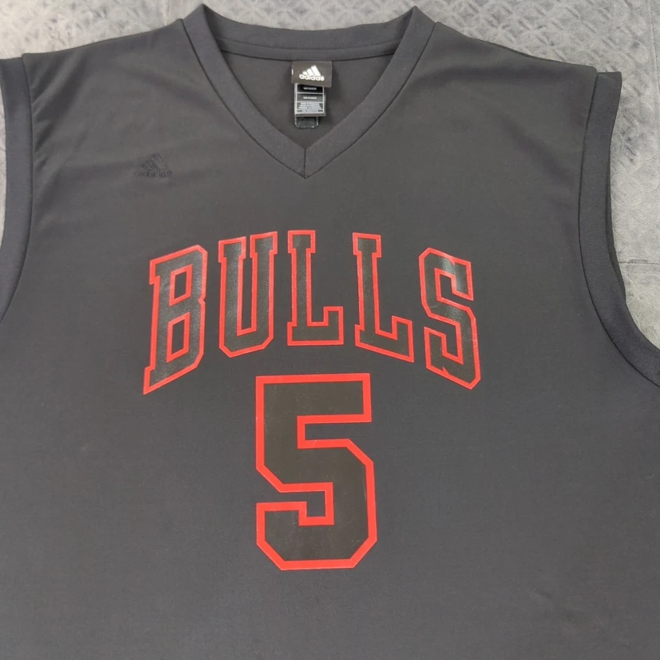 Chicago Bulls Jersey Carlos Boozer Adidas Black Y2K Sleeveless Men 2XL - Image 4 of 4