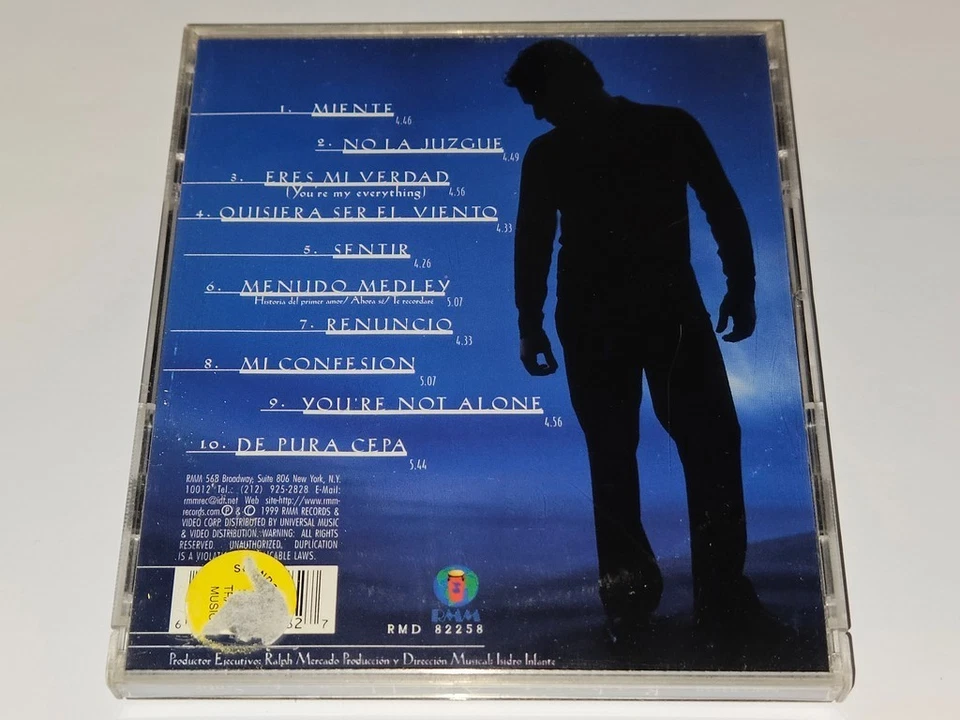 Robert Avellanet "Sentir" CD 10 Songs 1999 RMM Records Ex-Menudo *Free Shipping* - Imagem 3 de 4