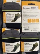 4 PACK of NSpire Low Cut Sports Socks Size Large Men  s 9-13 Women  s 10-14