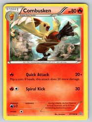Combusken 27/160 XY Primal Clash Uncommon