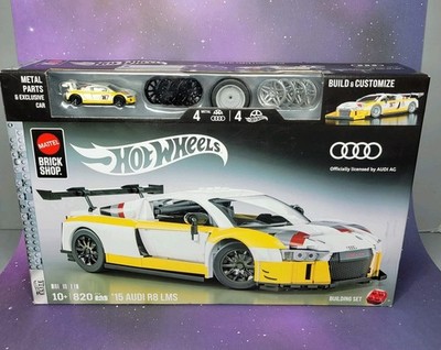 Mattel Brick Shop Hot Wheels '15 Audi R8 LMS 820pc - Sealed New