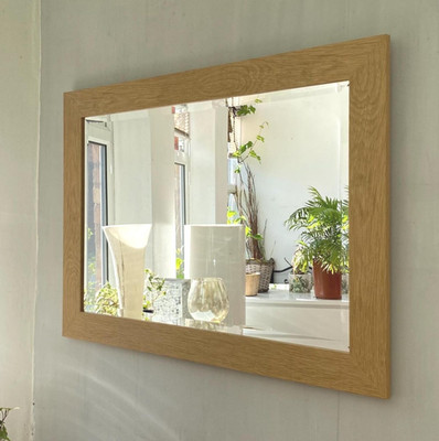 【新品未使用】WALL MIRROR RO-011〈OAK〉SAC WORKS WALL MIRROR[RO-011] | 北欧家具・オーダー家具なら【SAC WORKS】
