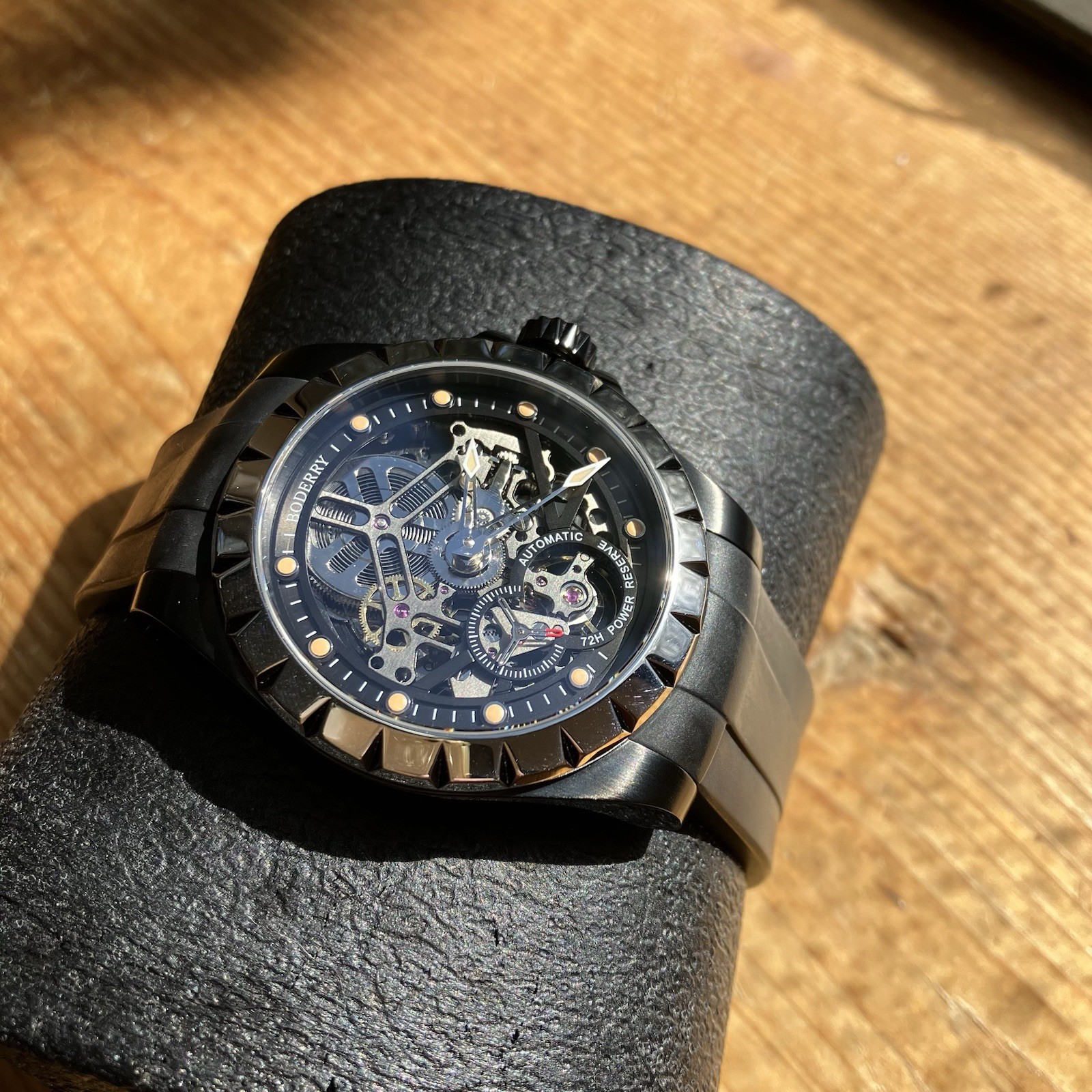 BODERRY WINDMILL 40mm Automatic Watch Skeleton Di… - image 10