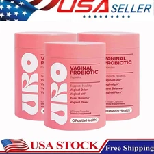 3 PACK URO O Positiv Vaginal Probiotics for Women pH Balance w/ Prebiotic US
