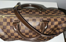 Louis Vuitton Damier Ebene Speedy Satchel Top...