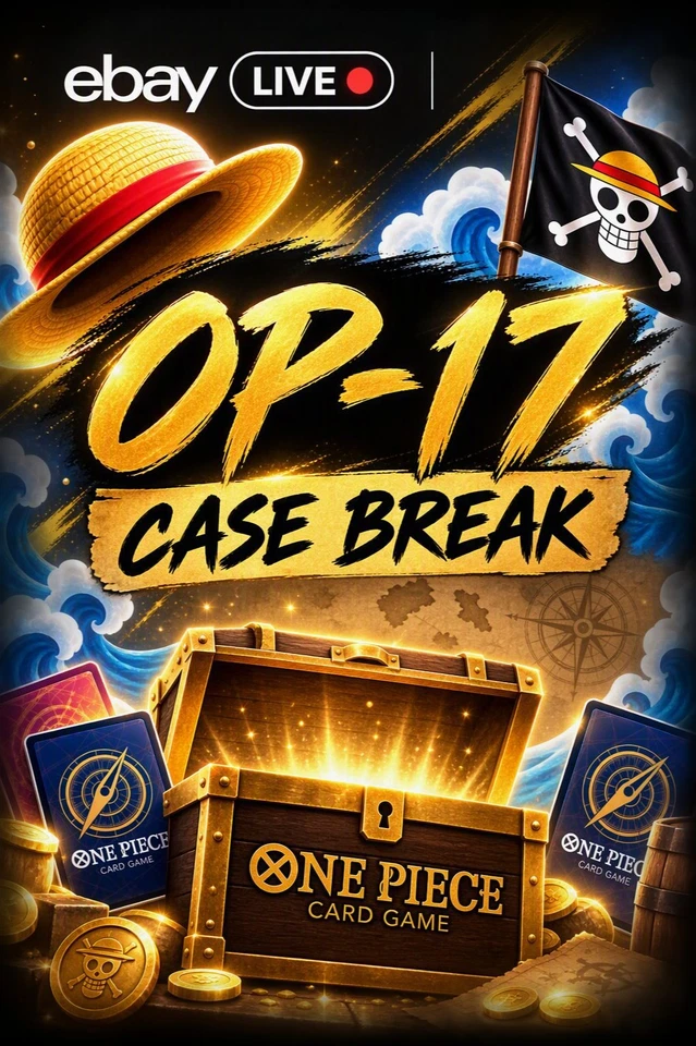 RIP&SHIP CASE BREAK ONE PIECE OP-17 ENGLISH E TANTO ALTRO!