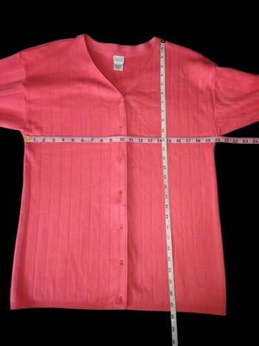Vintage Eileen Fisher S Small Cardigan Rock 2 Stück Set Baumwolle Lachs Rosa USA - Bild 3 von 11