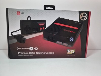 Hyperkin RetroN 1 HD Premium Retro Gaming Console for NES New Sealed Black Red