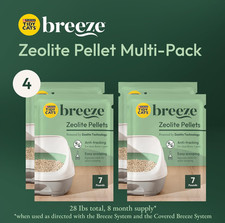  4 Pack Purina Tidy Cats Breeze Cat Litter Pellets Unscented Anti-Tracking