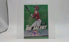 2020 Leaf Valiant - The Talent Tyler Soderstrom #TT-TS1 Green Prismatic /99 (AU,