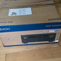 Denon AVR-X4500H 9.2Ch A/V Receiver Dolby Atmos, Silver.