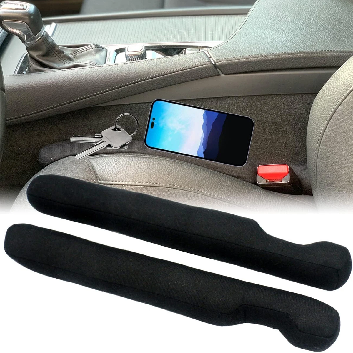 Car Seat Gap Filler Universal Fit Organizer Stop Things from Dropping Under  G2W8