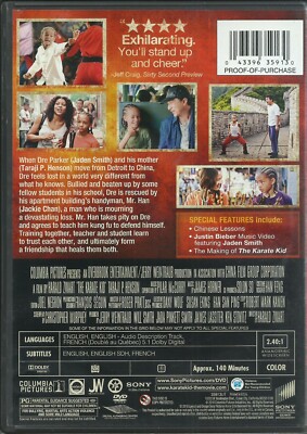 The Karate Kid (DVD, 2010) Jaden Smith, Jackie Chan