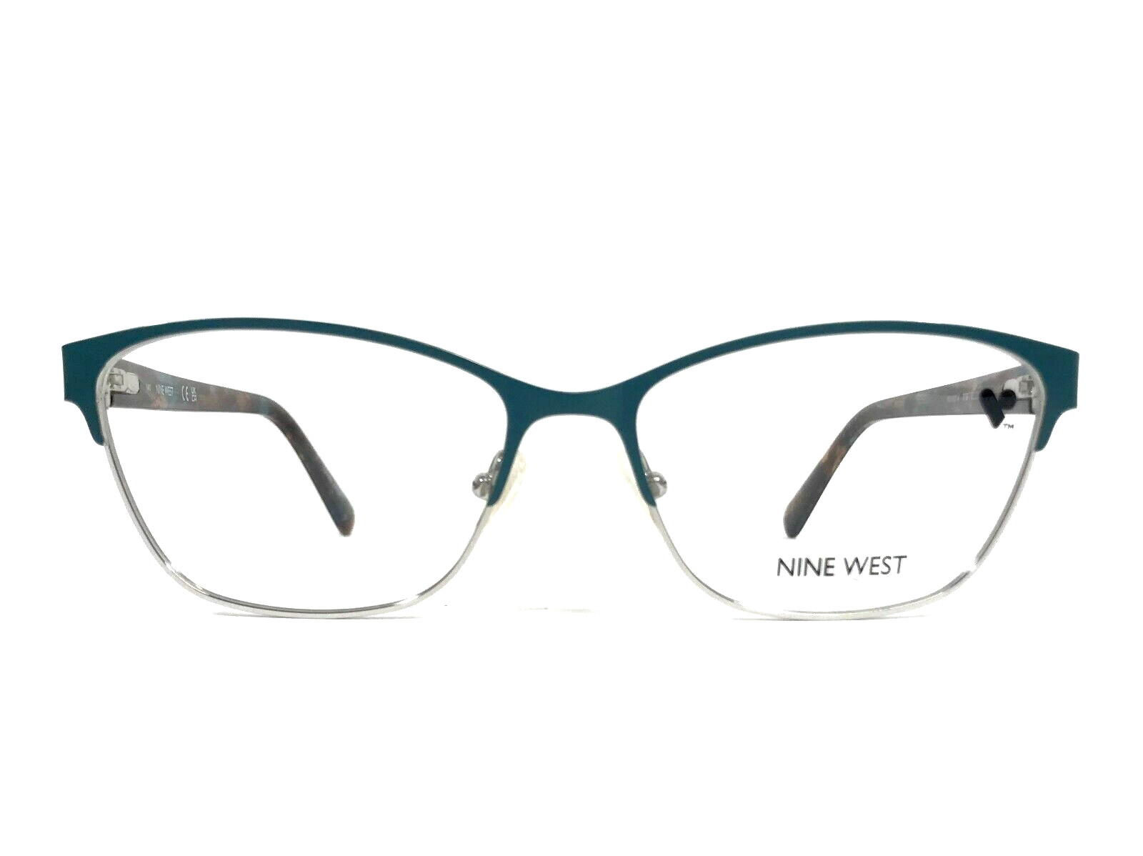 Оправа для очков Nine West NW8014 319 Голубая Черепаха с серебряными кристаллами 53-15-140