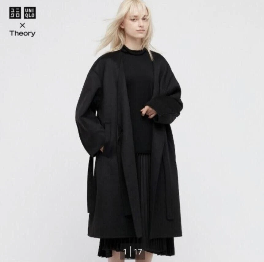 Theory black hotsell wool coat