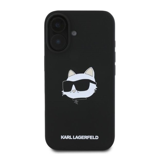 Genuine Karl Lagerfeld Choupette Magsafe ImpacLiquid Silicone Case For iPhone 16 - Picture 3 of 4