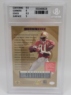 UpperDeck Terrell Owens NFL 1996 Rookie 1996 Upper Deck SP Rookie